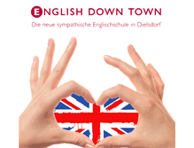 Tablet Screenshot of englishdowntown.ch